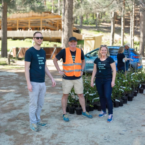 Meridian team members smiling