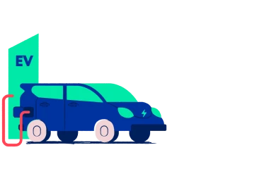 Zero EV charging network illustration