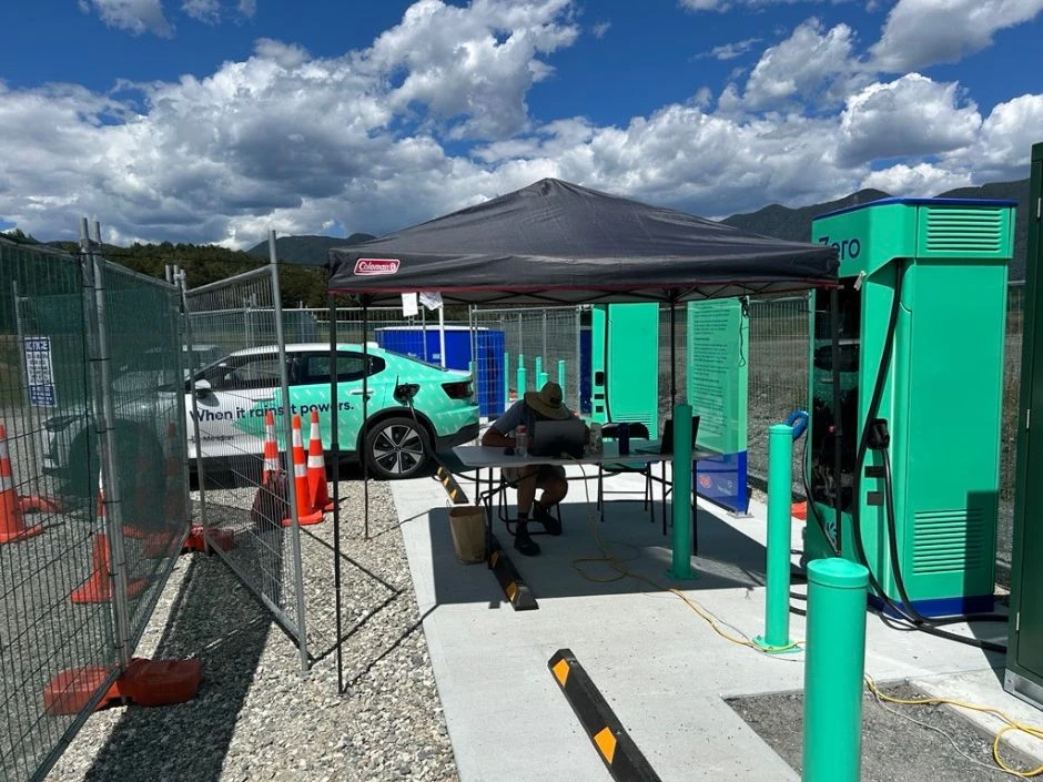 A Meridian engineer on site at Springs Junction 