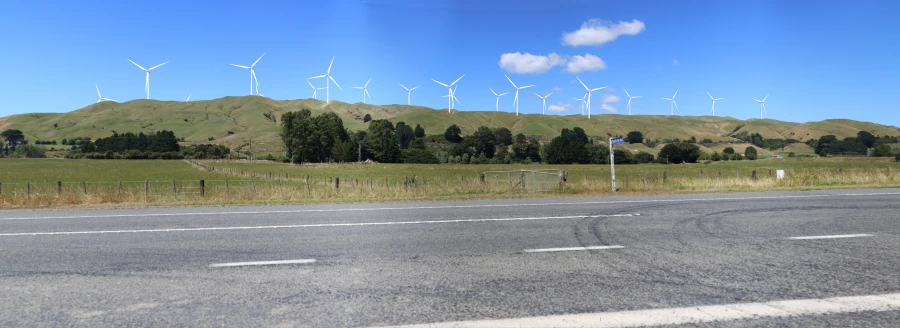 Mt Munro Wind Farm visual simulation